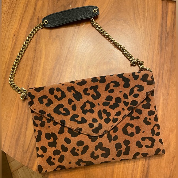 J.Crew leopard clutch bag - Picture 4 of 8